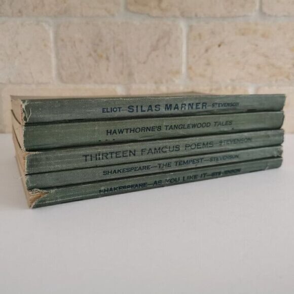 Antique Copp Clark Literature Series Set 5 Books HANDWRITING Shakespeare Study - Picture 2 of 8